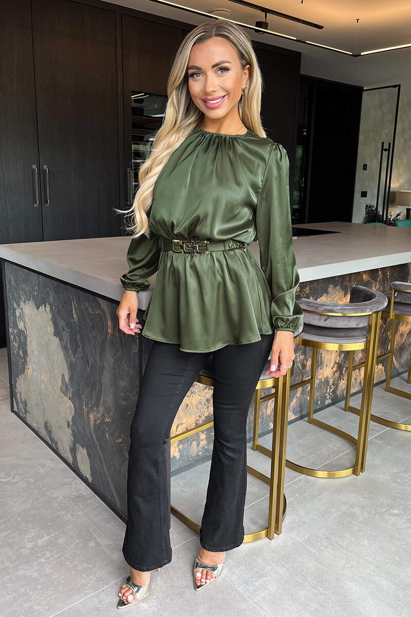 Vivora | Long Sleeve Belt Top
