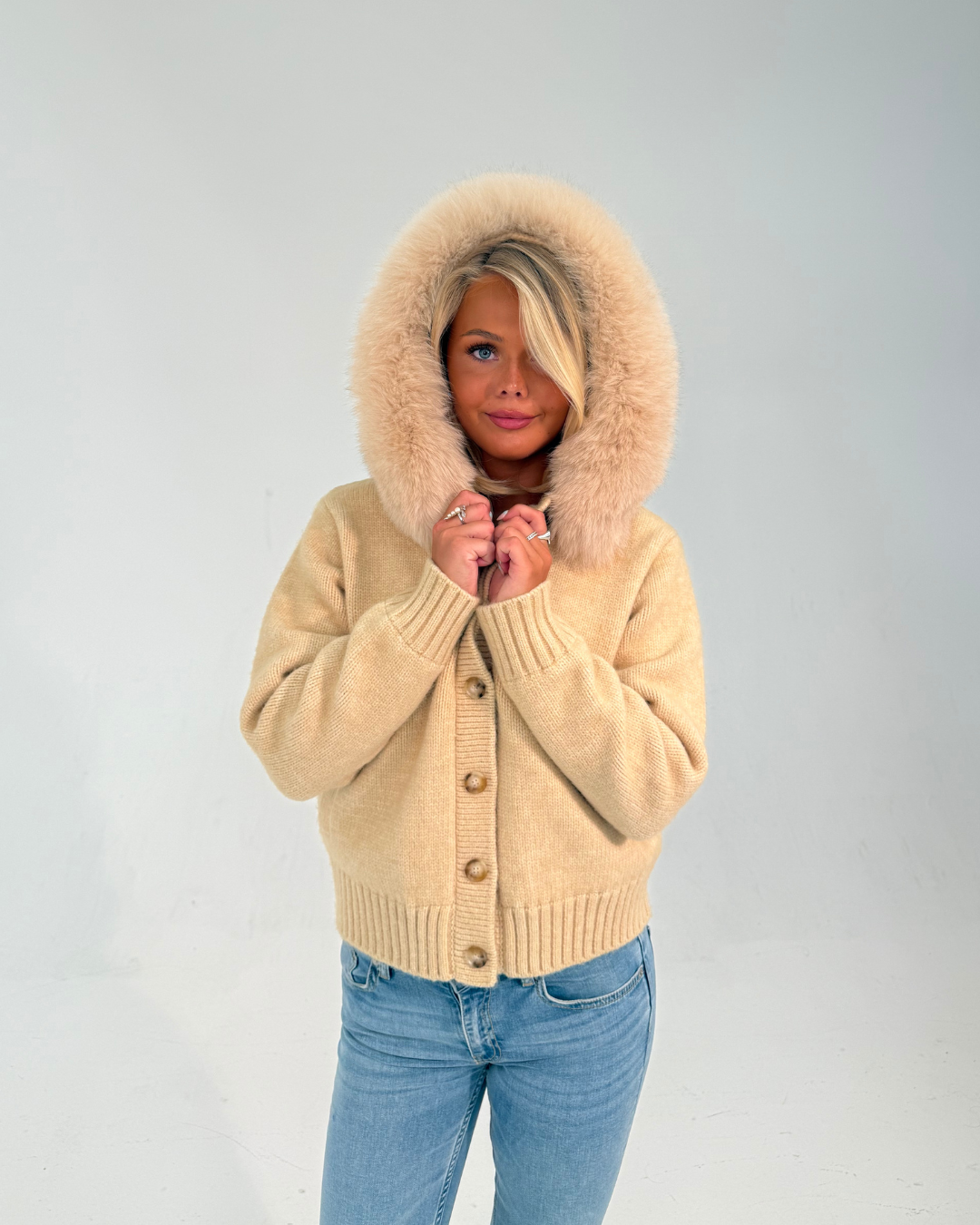 Vivora | Button Up Fur Jacket
