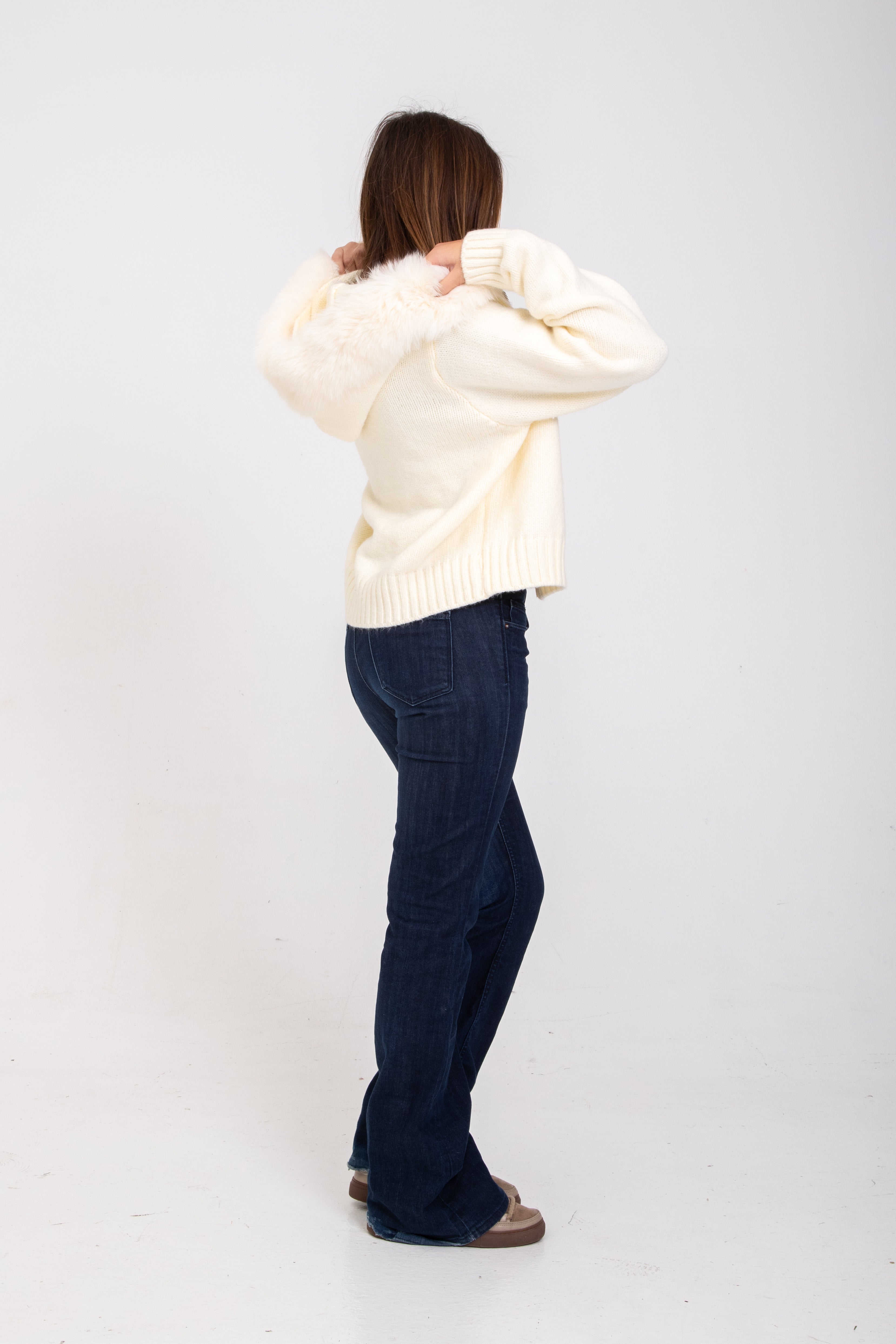 Vivora | Fur Jacket - White