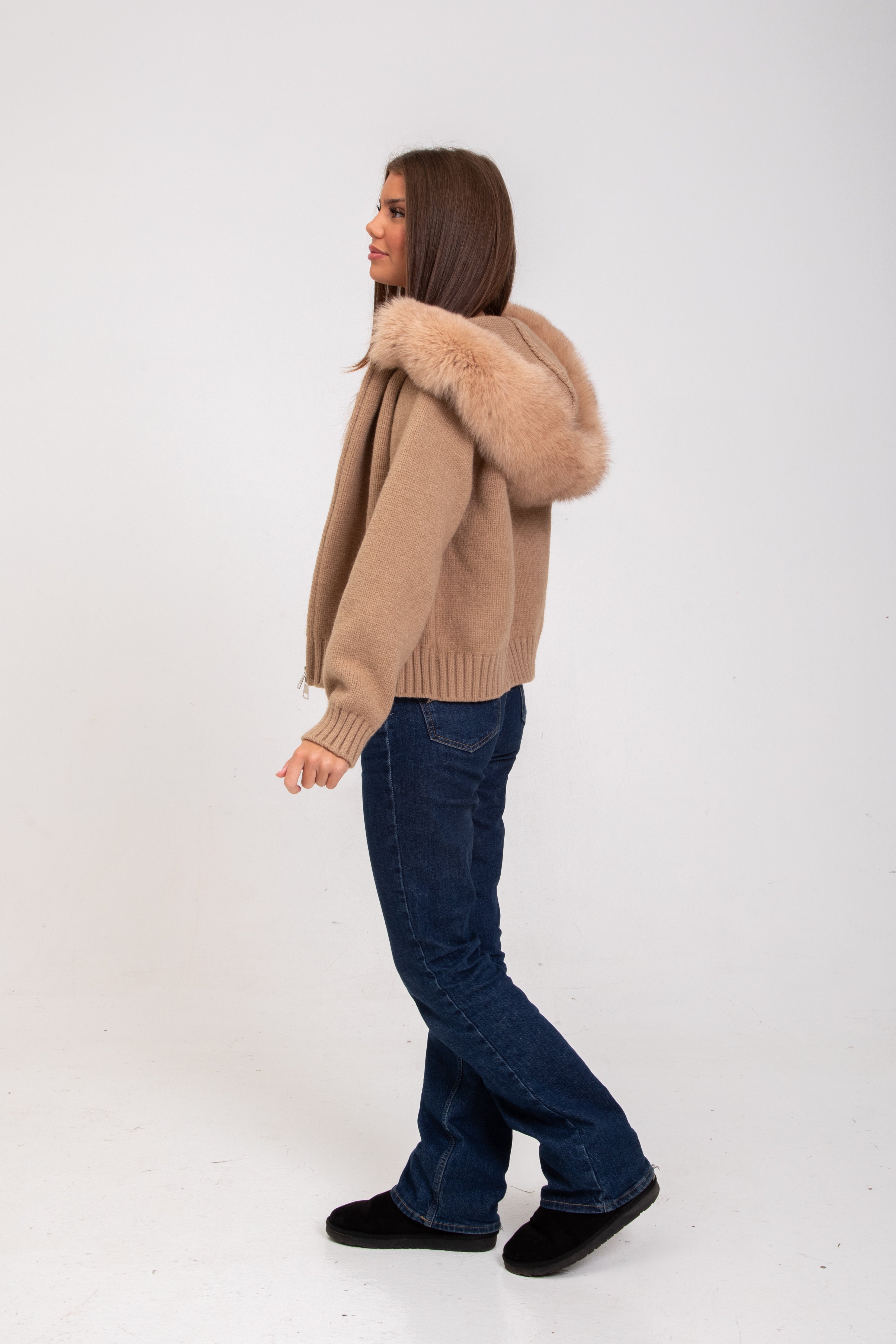 Vivora | Fur Jacket - Brown