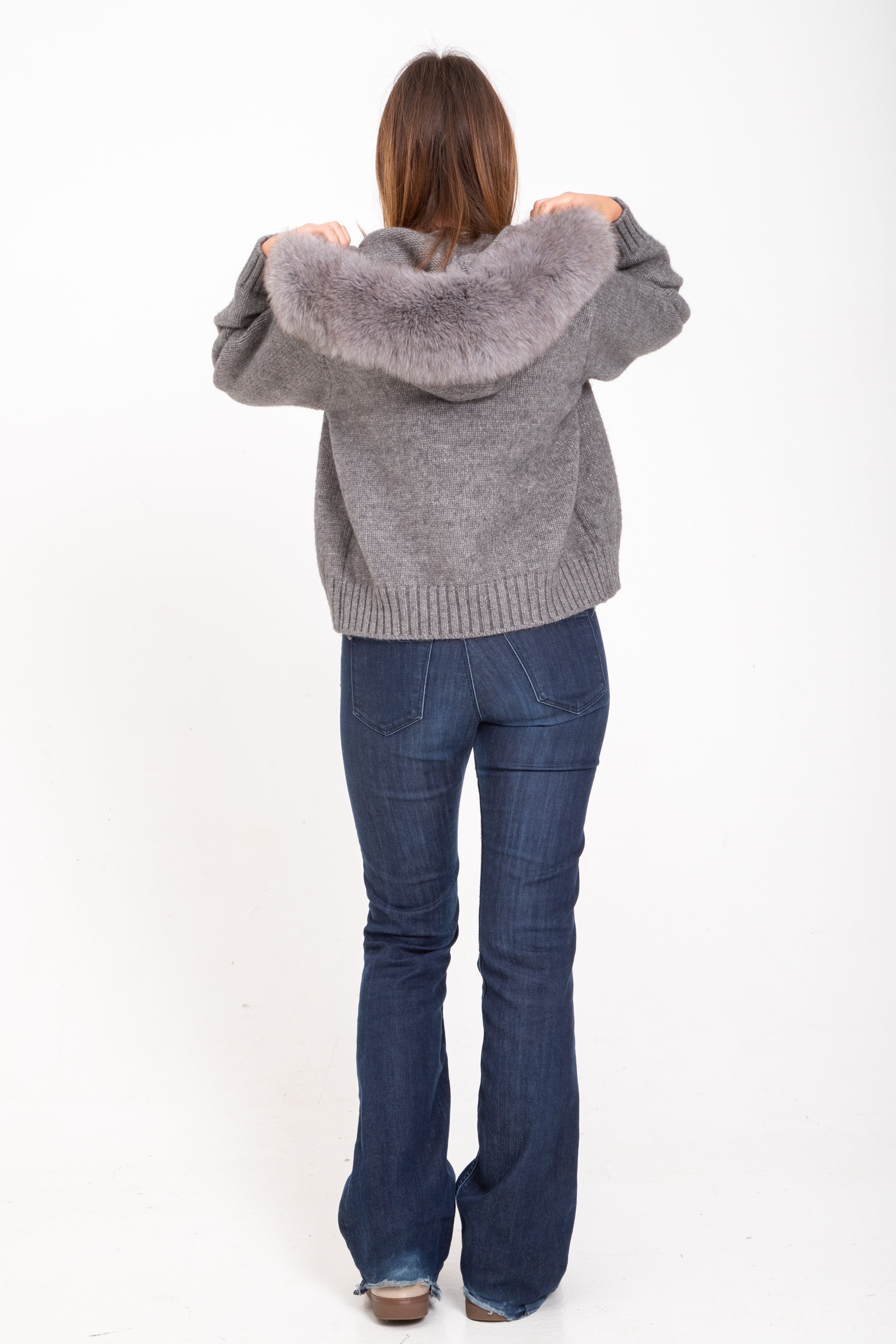 Vivora | Fur Jacket - Gray