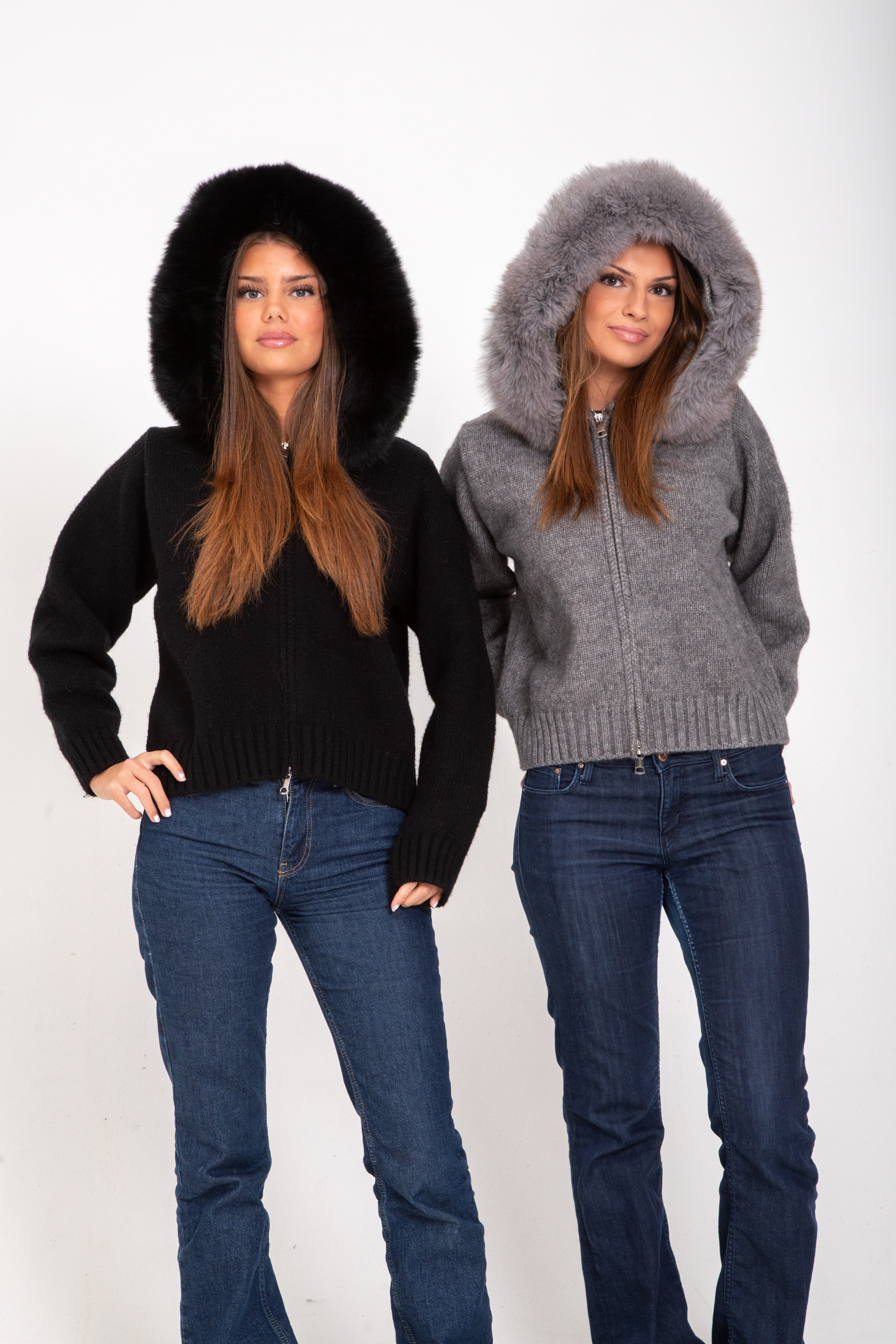 Vivora | Fur Jacket - Black