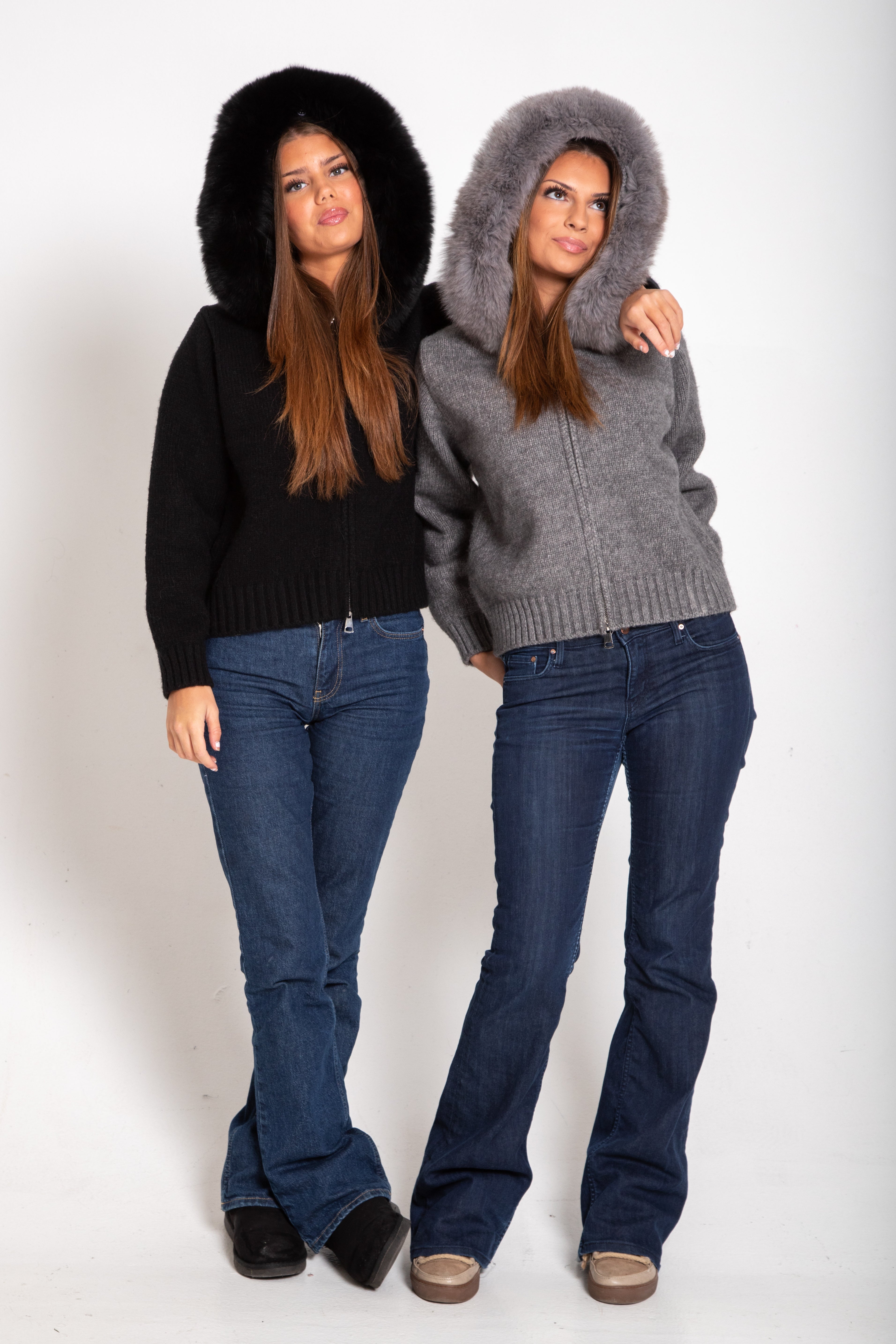 Vivora | Fur Jacket - Gray